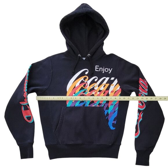 Champion and Coca Cola Collab Reverse Weave Graphic Hoodie NEW Unisex - Picture 11 of 16